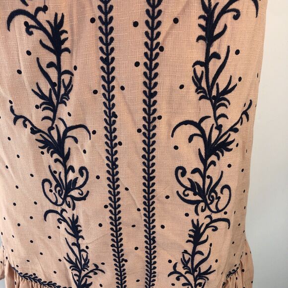 She + Sky Sleeveless Dress Women’s Size M- Strappy Blue  Floral Fully Lined - Picture 11 of 15